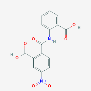 2-[(2-Carboxyphenyl)carbamoyl]-5-nitrobenzoic acid