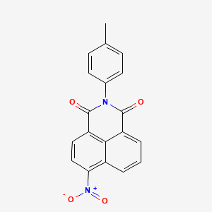 molecular formula C19H12N2O4 B11713035 2-(4-methylphenyl)-6-nitro-1H-benzo[de]isoquinoline-1,3(2H)-dione 