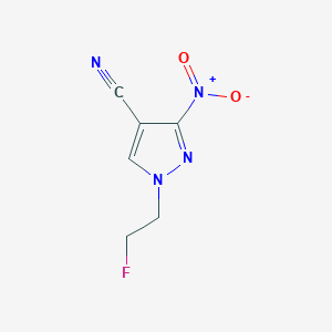 1-(2-Fluoroethyl)-3-nitro-1H-pyrazole-4-carbonitrile