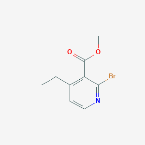 molecular formula C9H10BrNO2 B11713060 Methyl 2-bromo-4-ethylnicotinate 