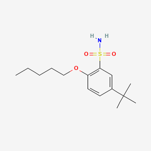5-Tert-butyl-2-(pentyloxy)benzenesulfonamide