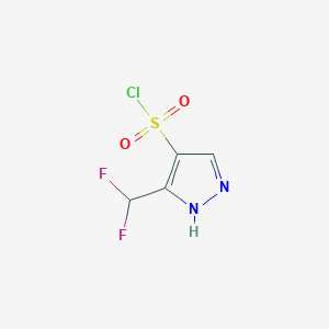 3-(Difluoromethyl)-1H-pyrazole-4-sulfonyl chloride