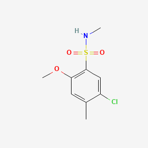 molecular formula C9H12ClNO3S B1171311 5-chloro-2-methoxy-N,4-dimethylbenzenesulfonamide 