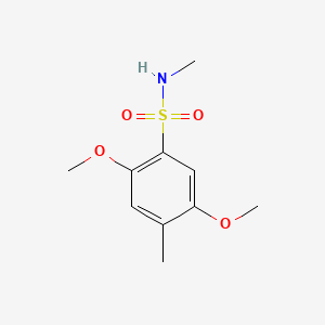 molecular formula C10H15NO4S B1171313 2,5-dimethoxy-N,4-dimethylbenzenesulfonamide 