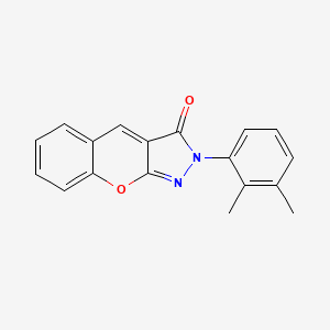 2-(2,3-dimethylphenyl)-2H,3H-chromeno[2,3-c]pyrazol-3-one