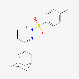 N'-[(1E)-1-(Adamantan-1-YL)propylidene]-4-methylbenzene-1-sulfonohydrazide