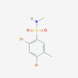 molecular formula C8H9Br2NO2S B1171314 2,4-dibromo-N,5-dimethylbenzenesulfonamide 