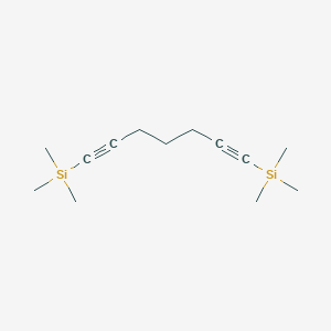 molecular formula C13H24Si2 B11713182 Silane, 1,6-heptadiyne-1,7-diylbis[trimethyl- 