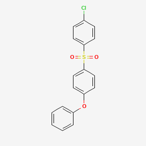 molecular formula C18H13ClO3S B11713200 4-Chlorophenyl 4-phenoxyphenyl sulfone 