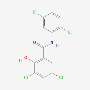 3,5-dichloro-N-(2,5-dichlorophenyl)-2-hydroxybenzamide