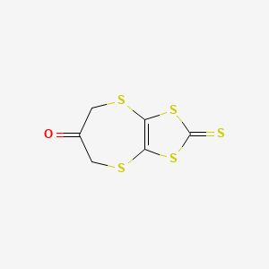 5H-1,3-Dithiolo[4,5-b][1,4]dithiepin-6(7H)-one, 2-thioxo-