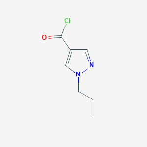 1-Propyl-1h-pyrazole-4-carbonyl chloride