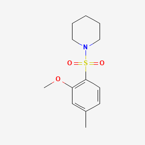molecular formula C13H19NO3S B1171326 1-(2-Methoxy-4-methylbenzenesulfonyl)piperidine 