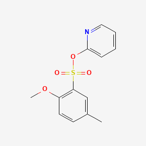 molecular formula C13H13NO4S B1171328 2-Pyridinyl 2-methoxy-5-methylbenzenesulfonate 