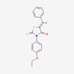 5-Benzylidene-3-(4-ethoxy-phenyl)-2-thioxo-thiazolidin-4-one