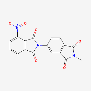 2'-Methyl-4-nitro-(2,5')biisoindolyl-1,3,1',3'-tetraone