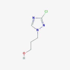 3-(3-Chloro-1H-1,2,4-triazol-1-yl)propan-1-ol