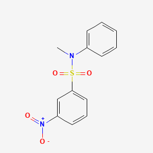 molecular formula C13H12N2O4S B11713380 N-Methyl-3-nitro-N-phenylbenzenesulfonamide 