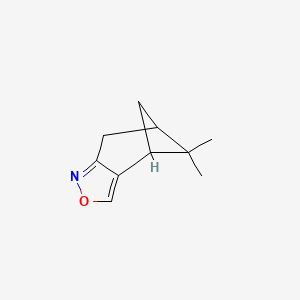 molecular formula C10H13NO B1171341 5,5-Dimethyl-4,5,6,7-tetrahydro-4,6-methanobenzo[c]isoxazole CAS No. 175407-56-4