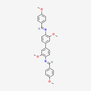 3,3'-Dimethoxy-N,N'-bis(p-methoxybenzylidene)benzidine