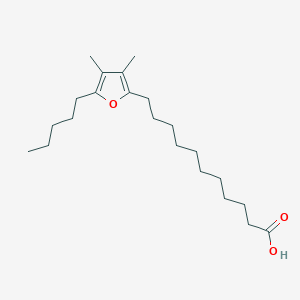 molecular formula C22H38O3 B117135 3,4-二甲基-5-戊基-2-呋喃十一酸 CAS No. 57818-36-7
