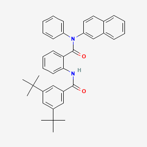 3,5-DI-Tert-butyl-N-{2-[(naphthalen-2-YL)(phenyl)carbamoyl]phenyl}benzamide