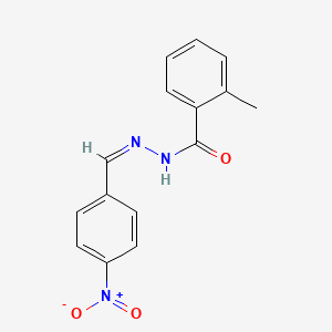 2-Methyl-N'-[(1E)-(4-nitrophenyl)methylidene]benzohydrazide