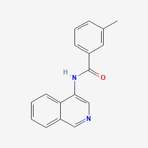 N-(4-isoquinolinyl)-3-methylbenzamide