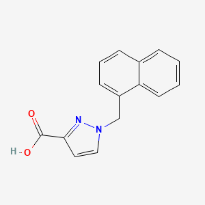 Pyrazole-3-carboxylic acid, 1-(1-naphthylmethyl)-