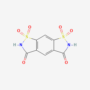 isothiazolo[4,5-f][1,2]benzisothiazole-3,5(2H,6H)-dione 1,1,7,7-tetraoxide