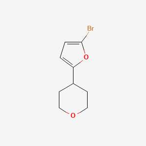 4-(5-Bromofuran-2-yl)oxane