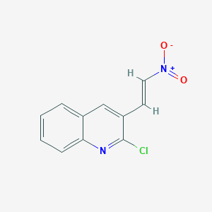 molecular formula C11H8ClN2O2 B1171372 2-Chloro-3-(2-nitrovinyl)quinoline CAS No. 182050-12-0