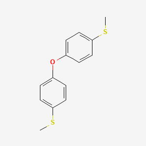 1-(Methylsulfanyl)-4-[4-(methylsulfanyl)phenoxy]benzene