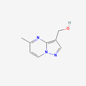 molecular formula C8H9N3O B11713744 (5-Methylpyrazolo[1,5-a]pyrimidin-3-yl)methanol 