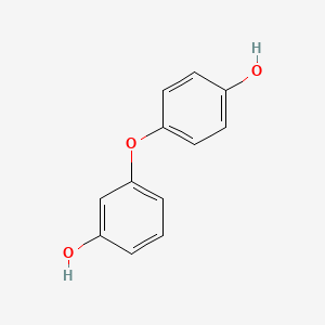 molecular formula C12H10O3 B11713772 3-(4-Hydroxyphenoxy)phenol 