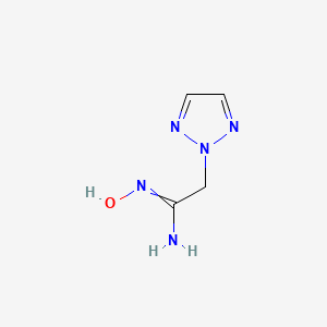 N-hydroxy-2-(2h-1,2,3-triazol-2-yl)ethanimidamide