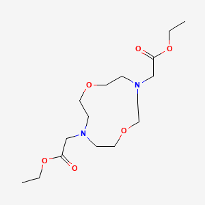 Diethyl 2,2'-(1,7-dioxa-4,10-diazacyclododecane-4,10-diyl)diacetate