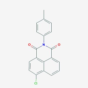 molecular formula C19H12ClNO2 B11713834 6-chloro-2-(4-methylphenyl)-1H-benzo[de]isoquinoline-1,3(2H)-dione 