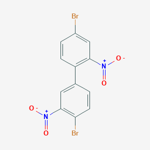 molecular formula C12H6Br2N2O4 B11713870 4,4'-Dibromo-2,3'-dinitrobiphenyl CAS No. 52289-47-1