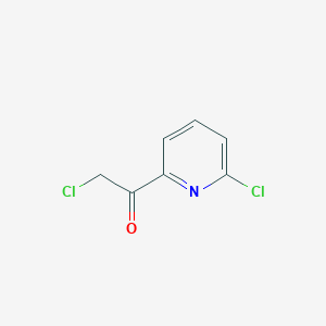 molecular formula C7H5Cl2NO B117139 2-氯-1-(6-氯吡啶-2-基)乙酮 CAS No. 152356-58-6