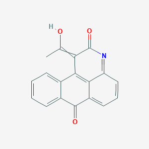 16-(1-Hydroxyethylidene)-14-azatetracyclo[7.7.1.02,7.013,17]heptadeca-1(17),2,4,6,9,11,13-heptaene-8,15-dione