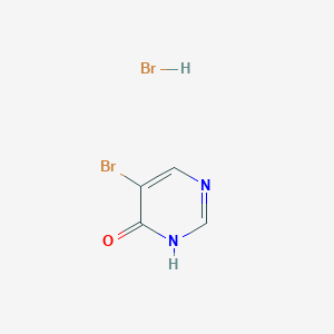 molecular formula C4H4Br2N2O B11714007 5-Bromo-4(3H)-pyrimidone Hydrobromide 