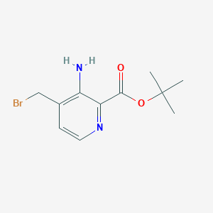 molecular formula C11H15BrN2O2 B1171403 2-Boc-amino-4-bromomethylpyridine CAS No. 190189-98-1