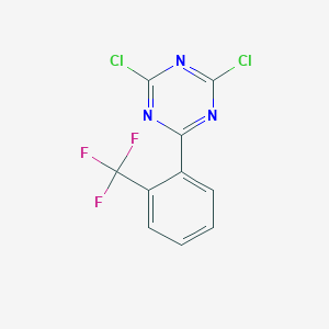 2,4-Dichloro-6-[2-(trifluoromethyl)phenyl]-1,3,5-triazine