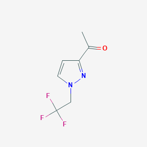 1-[1-(2,2,2-Trifluoroethyl)-1H-pyrazol-3-yl]ethanone