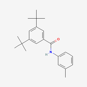 molecular formula C22H29NO B11714145 3,5-Di-tert-butyl-N-m-tolyl-benzamide 