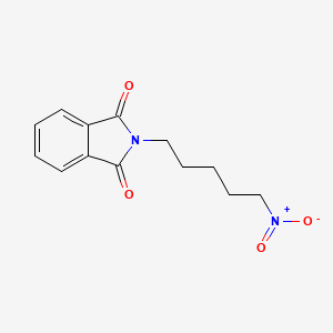 molecular formula C13H14N2O4 B11714176 N-(5-Nitropentyl)phthalimide 