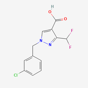 1-(3-Chlorobenzyl)-3-(difluoromethyl)-1H-pyrazole-4-carboxylic acid