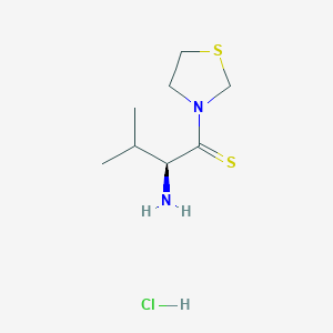 molecular formula C8H17ClN2S2 B1171420 Hcl-val-psi[CS-N]-thiazolidide CAS No. 184360-57-4