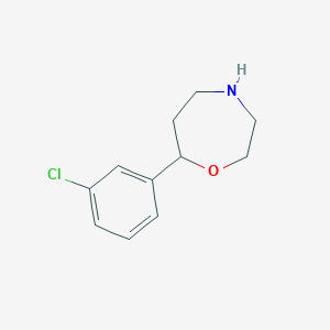 7-(3-Chlorophenyl)-1,4-oxazepane